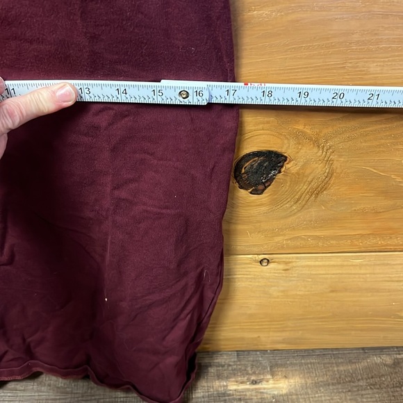 Wayward Fancies  eShakti 2X 20w Plus‎ Size women's Jumpsuit Maroon Wide Leg Y2K - Picture 5 of 13